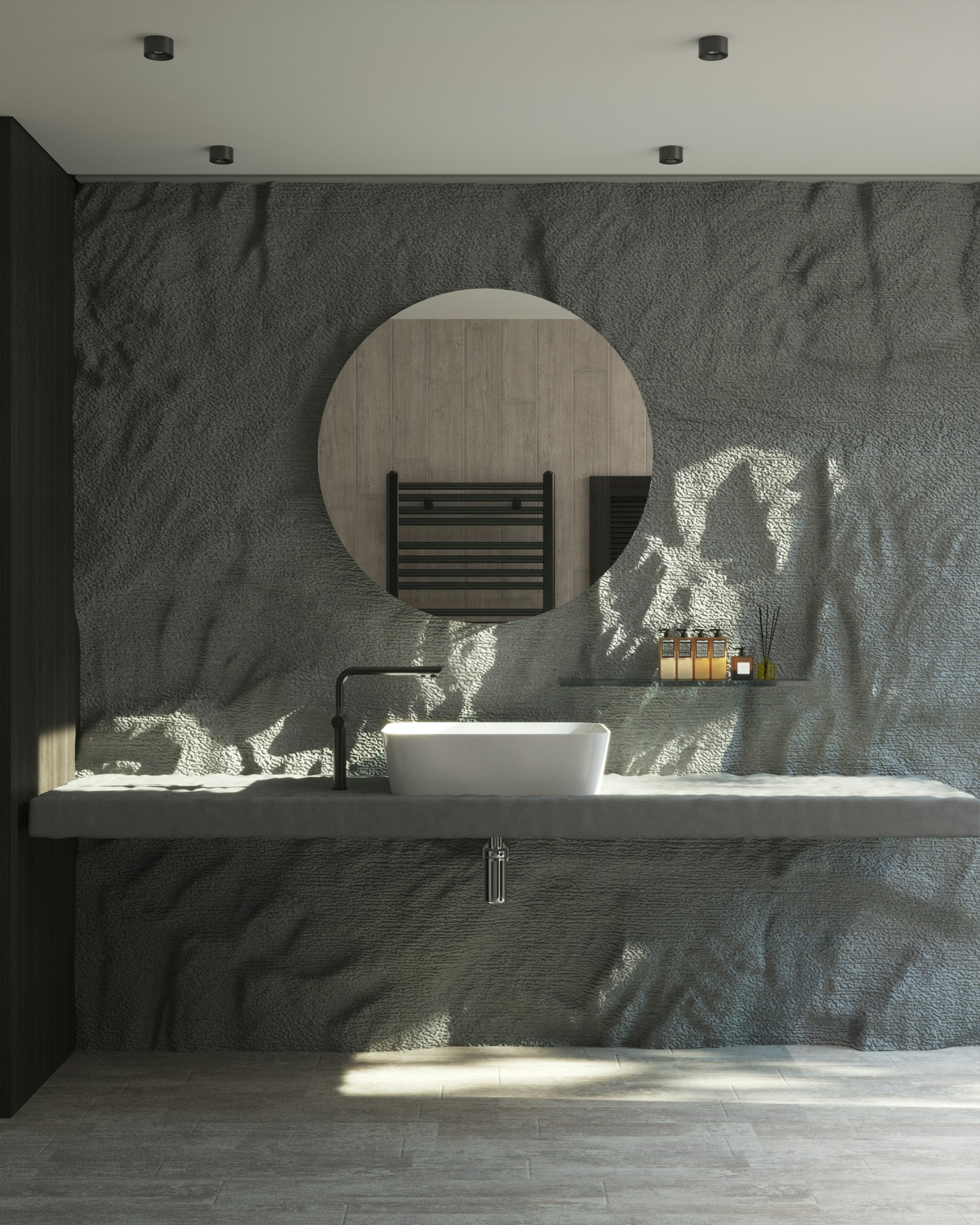 Ragam Desain Kamar Mandi Industrialis Kekinian