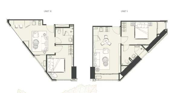 1 BR 1 BR